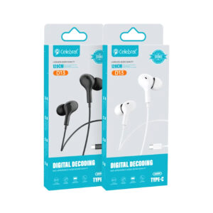 Celebrat D13 Type C Wired Headphone Hifi Stereo In Ear Earbud Headset Handfree with HD Microphone